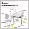 Парта со стулом ErgoKids Grey (+полка+лампа) (BD-24 G) - Image 4
