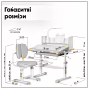 Парта со стулом ErgoKids Grey (+полка+лампа) (BD-24 G) - Image 5