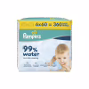 Детские влажные салфетки Pampers 99 Water 60 шт х 6 пачок (360 шт) (8006530116596) - Image 2