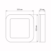 Светильник Videx LED ART IP65 30W 5000K 220V (VL-BHFS-305) - Image 3