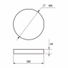 Светильник Eurolamp Easy click 30W 4000K (LED-NLR-30/40(GM)) - Image 3