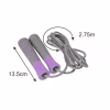 Скакалка PowerPlay 4206 Cіро-фіолетова (PP_4206_Grey/Violet) - Image 5