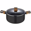 Кастрюля Bergner Earth black, з кришкою 24 см, 4.3 л (BG-32036-BK) - Image 2