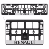 Рамка номерного знака Poputchik Renault (24-123-IS) - Image 2