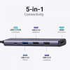 Порт-репликатор Ugreen CM478 USB Type-C HDMI, USB/3.0, Type-C for charging PD/100W (15495) - Image 4