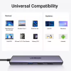 Порт-репликатор Ugreen CM478 USB Type-C HDMI, USB/3.0, Type-C for charging PD/100W (15495) - Image 9