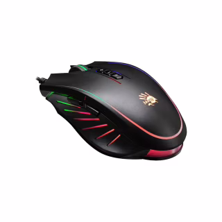 Мышка A4Tech Bloody Q81 Neon XGlide Curve Black (4711421948555)