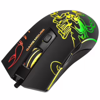 Мышка Marvo M209 LED USB Black (M209)