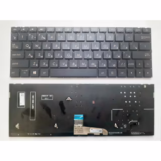 Клавіатура ноутбука ASUS UX333 синя/підсвітка (A46108)