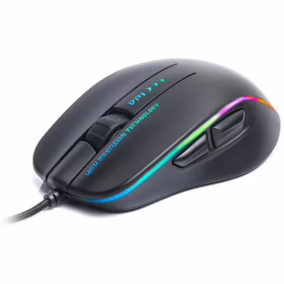 Мишка REAL-EL RM-747 USB Black (EL123200028)