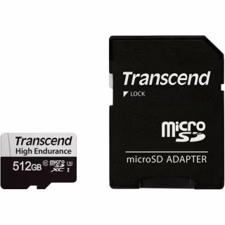 Карта пам'яті Transcend 512GB microSDXC class 10 UHS-I U3 High Endurance (TS512GUSD350V)