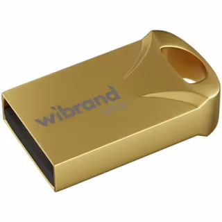 USB флеш накопитель Wibrand 32GB Hawk Gold USB 2.0 (WI2.0/HA32M1G)