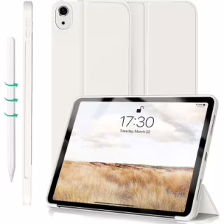 Чехол для планшета BeCover Tri Fold Soft TPU Silicone Apple iPad Air 11" M2/M3 (2024/2025) Beige (711735)