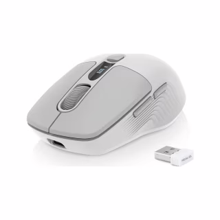 Мышка REAL-EL RM-480W Wireless/Bluetooth White (EL123200050)