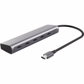 Концентратор Trust Halyx 5-Port USB-C Hub (25136)