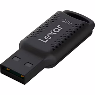 USB флеш накопичувач Lexar 64GB JumpDrive V400 Black USB 3.0 (LJDV400064G-BNBNG)