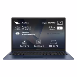 Ноутбук ASUS Vivobook 15 X1504VA-BQ3123 (90NB13Y1-M01560)