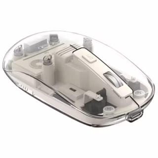 Мишка XO M12 Wireless Transparent/White (M12 White)
