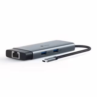 Концентратор TP-Link USB 3.0 6-in-1 2xUSB 3.0 + 1xUSB-C + 1xHDMI + 1xRJ45 + PD 100W (UH6120C)