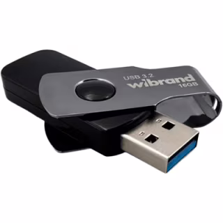 USB флеш накопичувач Wibrand 16GB Lizard Black USB 3.2 (WI3.2/LI16P9B)