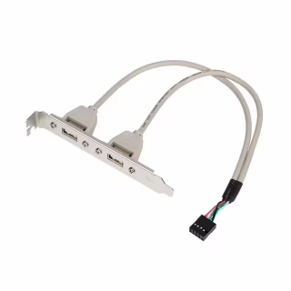 Кабель для передачі даних косичка (для системної плати), 2xUSB 2.0 Atcom (15257)
