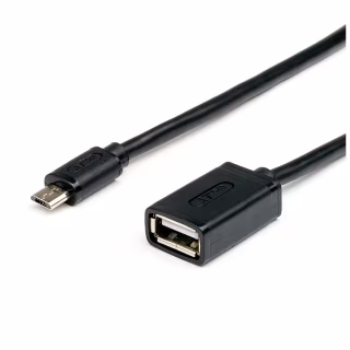 Переходник OTG USB 2.0 AF to Micro 5P 0.8m Atcom (16028)