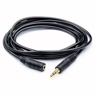 Кабель мультимедійний 3.5mm M to 3.5mm F 5.0m Atcom (16849)