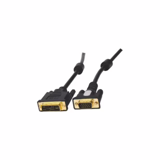 Кабель мультимедийный DVI M to VGA M 1.8m ferrite Atcom (16143)