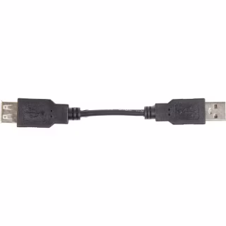 Дата кабель USB 2.0 AM/AF 0.1m PowerPlant (KD00AS1209)