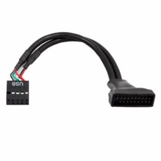 Кабель живлення USB 2.0 9PIN to USB 3.0 19PIN Chieftec (Cable-USB3T2)