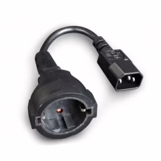 Кабель питания C14 to Schuko 0.15m Cablexpert (PC-SFC14M-01)