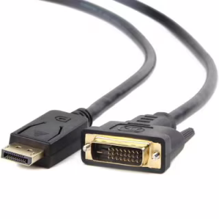 Кабель мультимедийный DisplayPort M to DVI M 1.8m 24+1pin Cablexpert (CC-DPM-DVIM-1.8М/CC-DPM-DVIM-6)