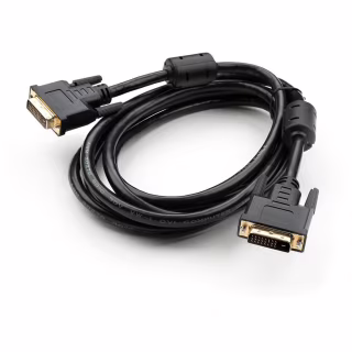 Кабель мультимедийный DVI M to DVI M 3.0m 24+1pin Vinga (VCPDCDVIMM3BK)
