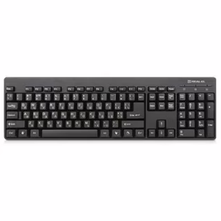 Клавіатура REAL-EL 502 Standard USB Black (EL123100023)