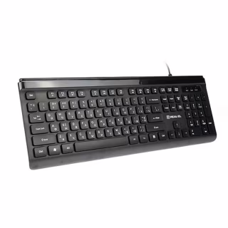Клавіатура REAL-EL 7085 Comfort Black (EL123100032)