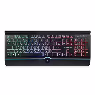 Клавіатура REAL-EL 8000 Comfort Backlit Black (EL123100033)
