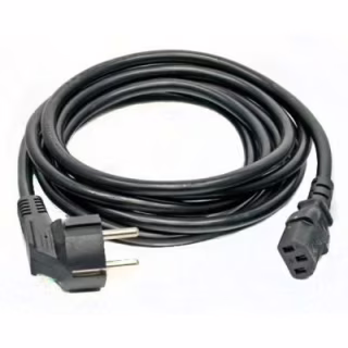 Кабель живлення Kingda С13 - CEE 7/7, переріз проводів 3x1.0, 3м (PC6065-3m)