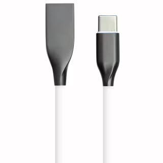 Дата кабель USB 2.0 AM to USB-C 1.0m white PowerPlant (CA910717)
