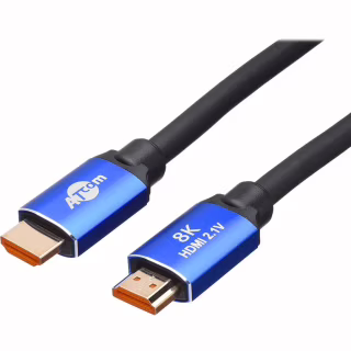 Кабель мультимедийный HDMI M to HDMI M 5.0m V2.1 Atcom (88855)