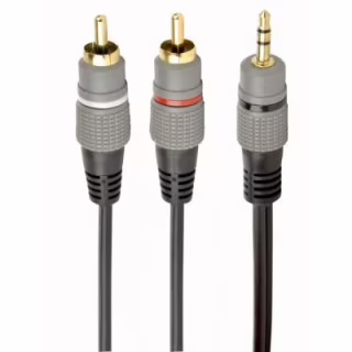 Кабель мультимедійний 3.5mm M to 2xRCA M 1.5m Cablexpert (CCA-352-1.5M)