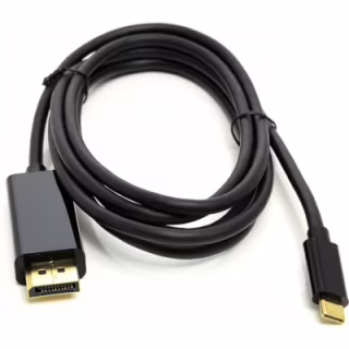 Кабель мультимедийный USB-C to DisplayPort M 1.8m Thunderbolt 3 4K PowerPlant (CA911844)