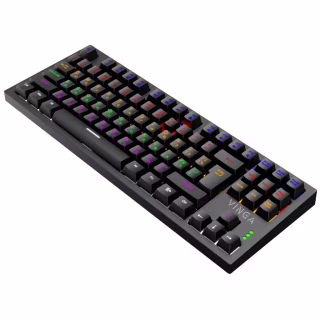 Клавиатура Vinga KBGM-110 87 key LED Blue Switch USB Black (KBGM-110 Black)