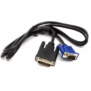 Кабель мультимедійний DVI M to VGA M 1.0m 24+5pin PowerPlant (CA911981)