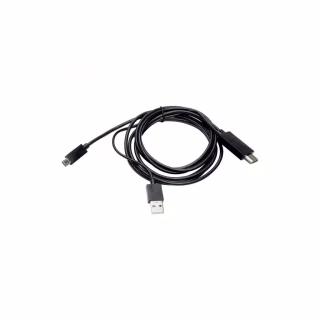 Кабель мультимедийный Micro 5P to HDMI 1.8m + USB for power (MHL) PowerPlant (CA910861)