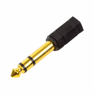 Переходник 6.35 mm (M) - 3.5 mm (F) PowerPlant (CA913190)