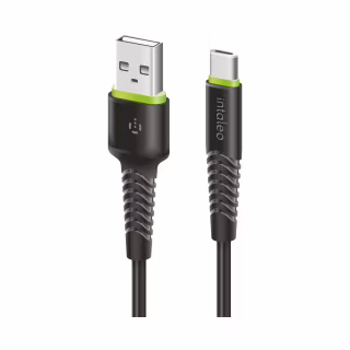 Дата кабель USB 2.0 AM to USB-C 2.0m CBFLEXT2 Black Intaleo (1283126521423)