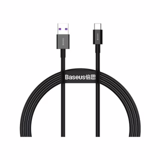 Дата кабель USB 2.0 AM to USB-C 2.0m 3A Black Baseus (CATYS-A01)