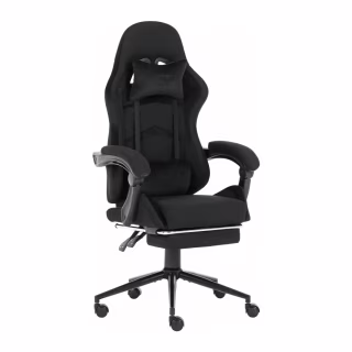 Крісло ігрове GT Racer X-2324 Black Suede (X-2324 Fabric Black Suede)