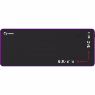 Коврик для мышки Lorgar Main 319 Black/Purple (LRG-GMP319)