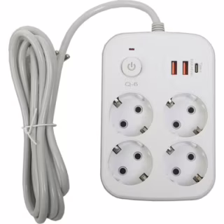 Мережевий фільтр живлення XoKo XK-SP-4-2-1-WH